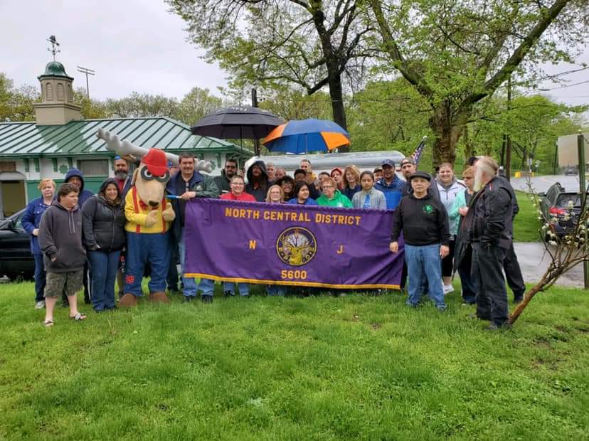 The North Central District braves the rain for our annual Walk Out On Drugs!