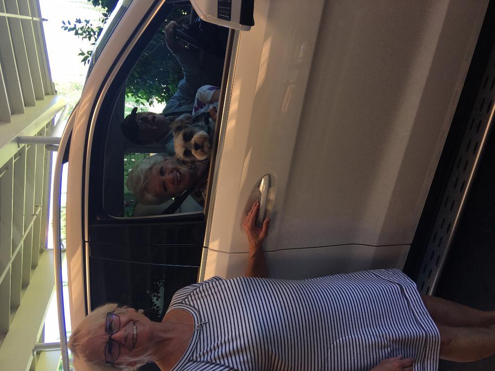 Trustee Mary Payne and Grand Lodge Officers Ralph and Sherry Davis participating in Food Drive 2020