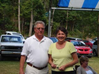 Frank and Ruthanne Guyer at the annual Elks mixed picnic at Flat Rock