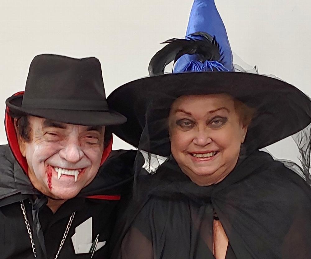 Dracula Chuck Capes and Witchy Wife Madeline