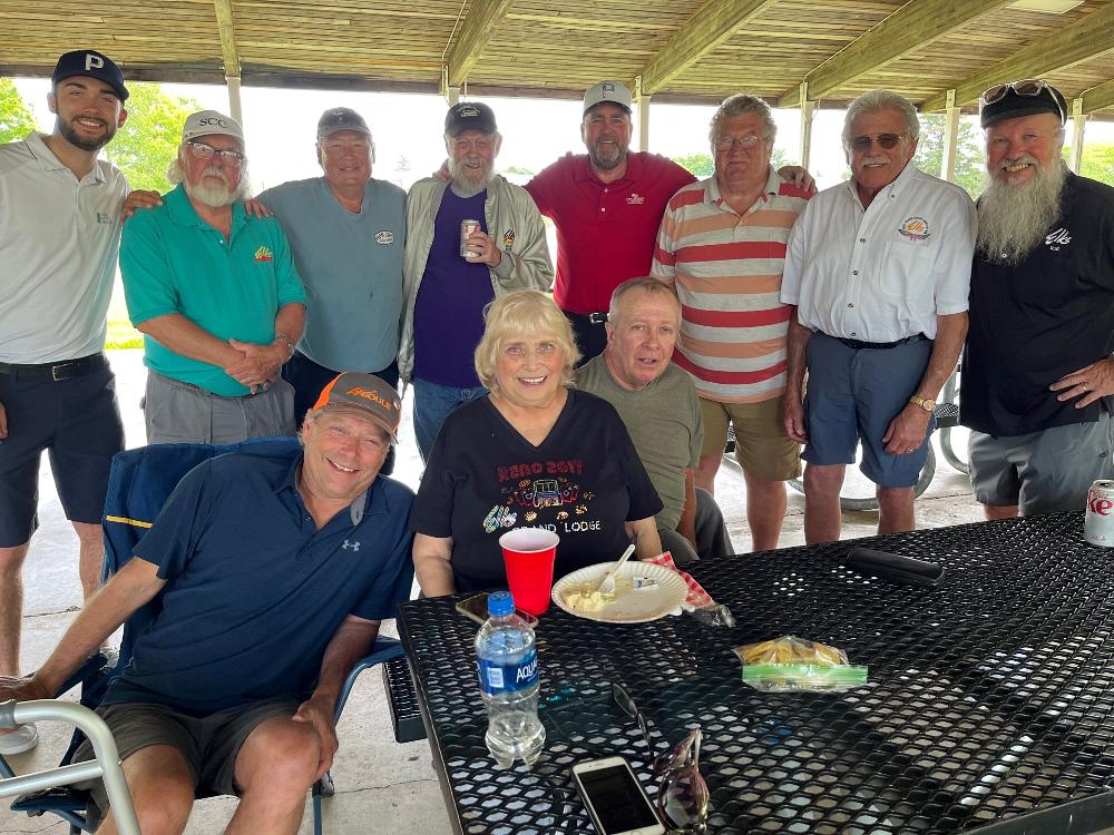 Elks #1248 Members at VA Golf outing 06-11-2022