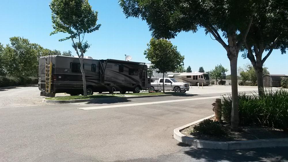 RV site #1 - occupied by the RV Host. The dump station is at site #1