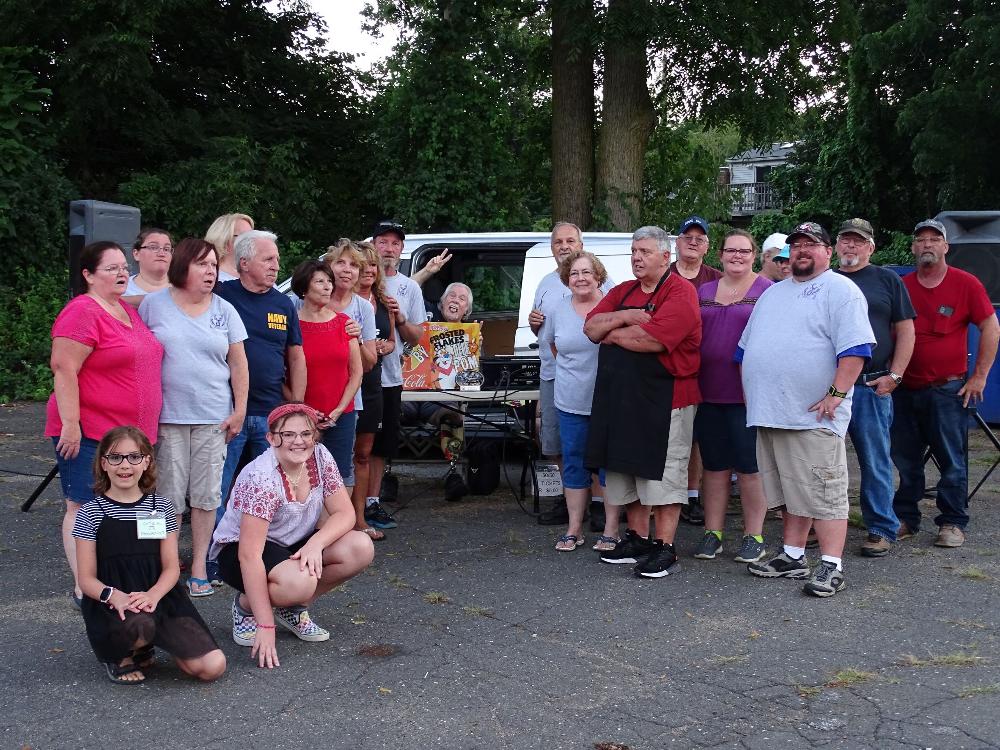 The many volunteers who help make the Classic Car Cruise a great success. August 2021