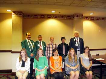 May State meeting 2012. ENF Scholarship winners. Includeing Lodge #1316 3 winners.