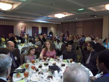 May State dinner 2012. ENF Scholarship winner & lodge members.