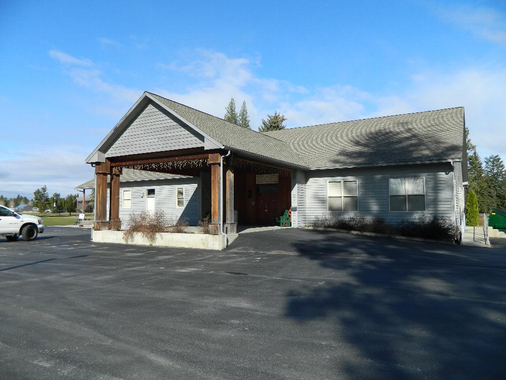 Front door of the Lodge
