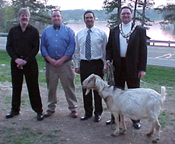 Reviving the tradition of "riding the goat" for new initiates.