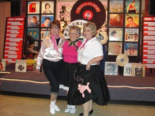 Sock Hop 2011! Members and Guests enjoyed an excellent night of 50's / 60's Music and Dancing, Costumes, Games and Pizza by the slice! We even had a replica of American Bandstand!