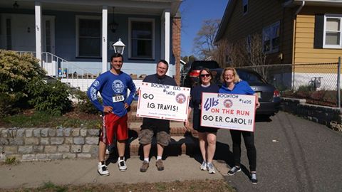 ER Carol and Inner Guard Travis getting ready for 5K charity run for Boonton PD