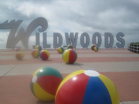 The beach balls of Wildwood