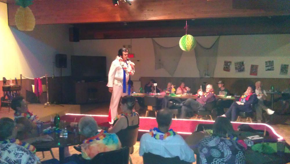 Sometimes Elvis makes an appearance at our Lodge! He is a member, after all.