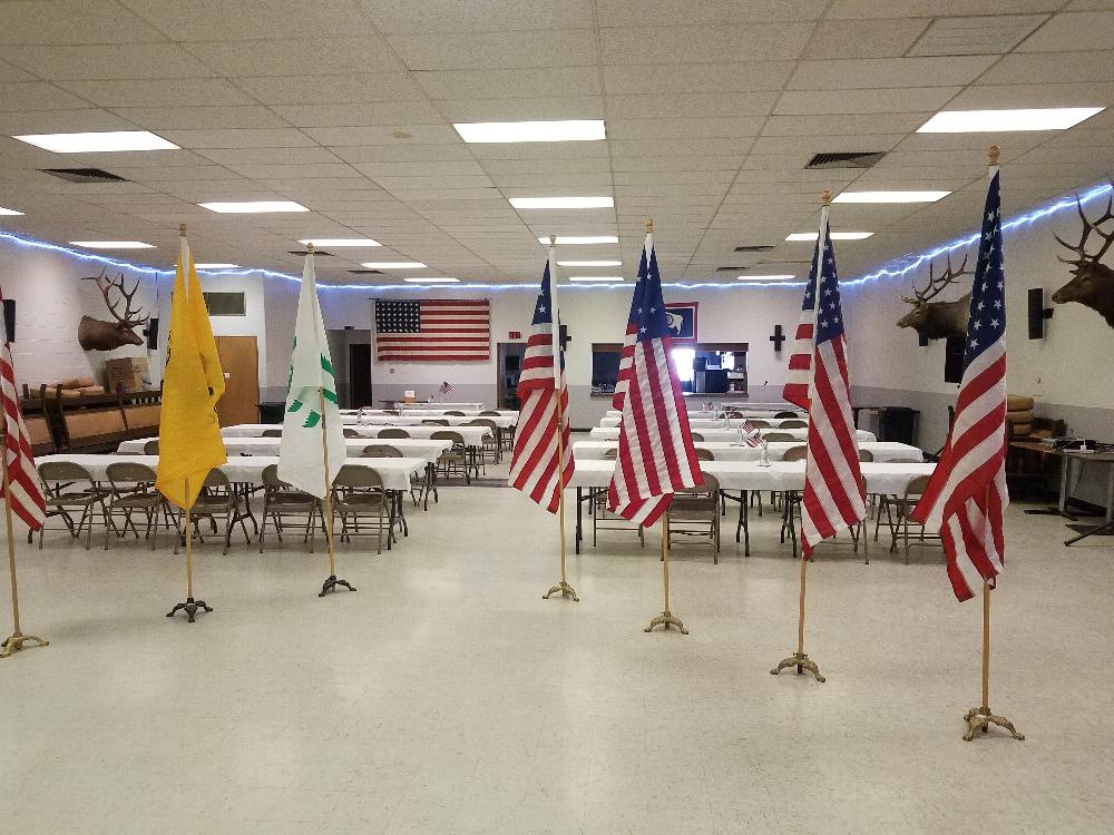 Flag Day at the lodge.