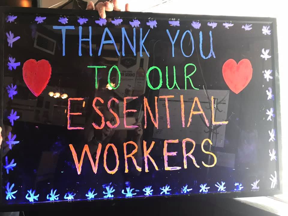 We support our Essential Workers!!
