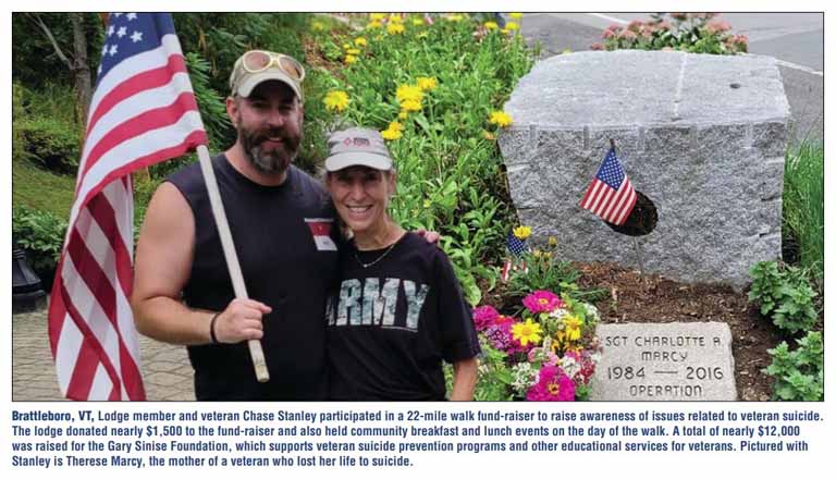 Chase's 22-mile walk for Veteran&1st Responder Suicide