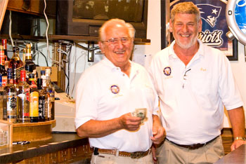 Bob and Bob: Bob Menck on the left, bartender. Bob Houle on the right, Steward 2002-2012