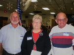  
Sebring Elks 1529 proudly initiated three new members in the month of January, 2013. They are pictured L-R, Bernie Weithorn, Eloise Ross + Larry Virag