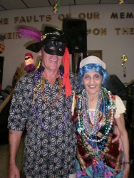 Sebring Elks #1529 is the place to go each year to Celebrate Mardi Gras! The food was great and Buddy Canova did a wonderful job entertaining in the typical New Orleans style with his sax, flute, and keyboard music. Pictured here are the King and Queen of the evening, Matt Ryan and Angie Green
