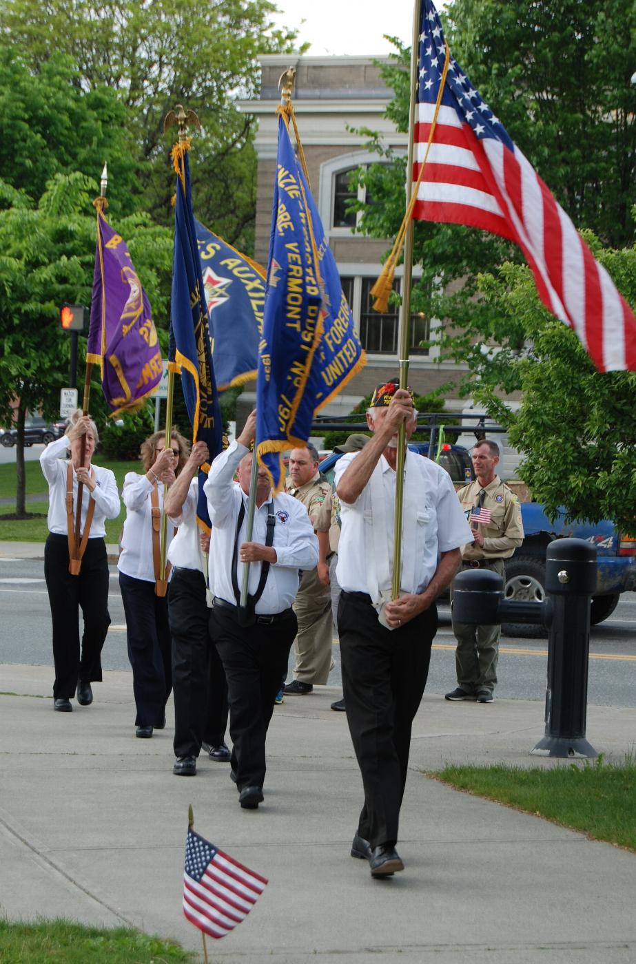 Color Guard at 2019 Flag Day Ceremony