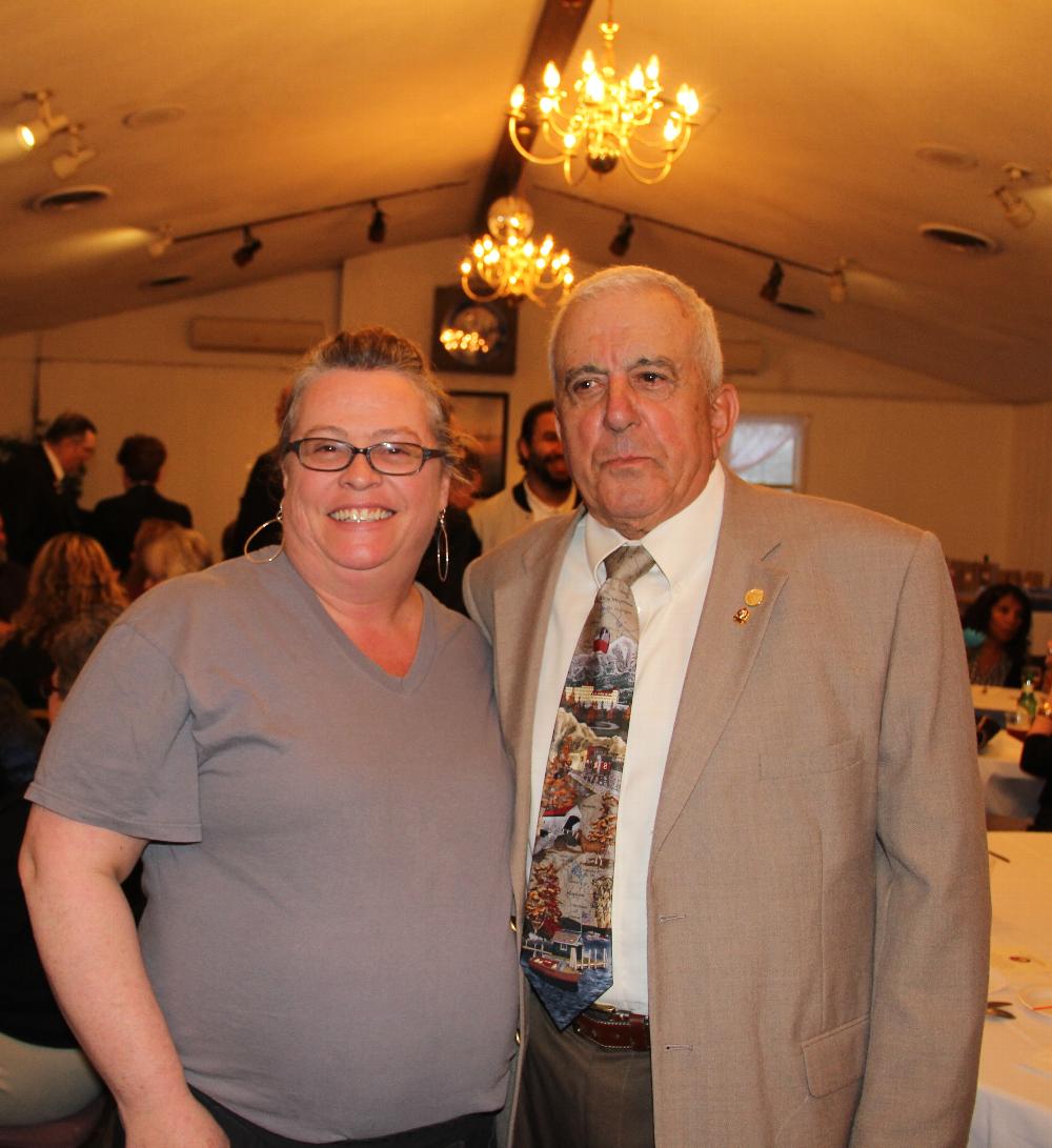 Glenda Lebel, PER and her uncle, New Hampshire Past State President, Frank Mello