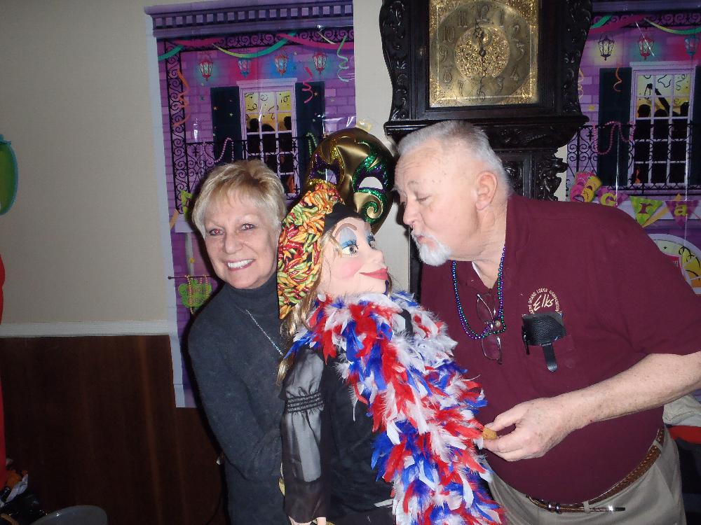 District Deputy Bruce Trezise gets frisky with Sleeezianna at the Annual Chili cook off as PSVP Lynne Stein looks on. A great time was had by all. Will you be at the next cook off? 