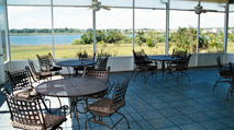 Screened patio