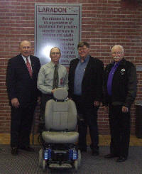 Brighton Elks Lodge Donates Electric Wheelchair