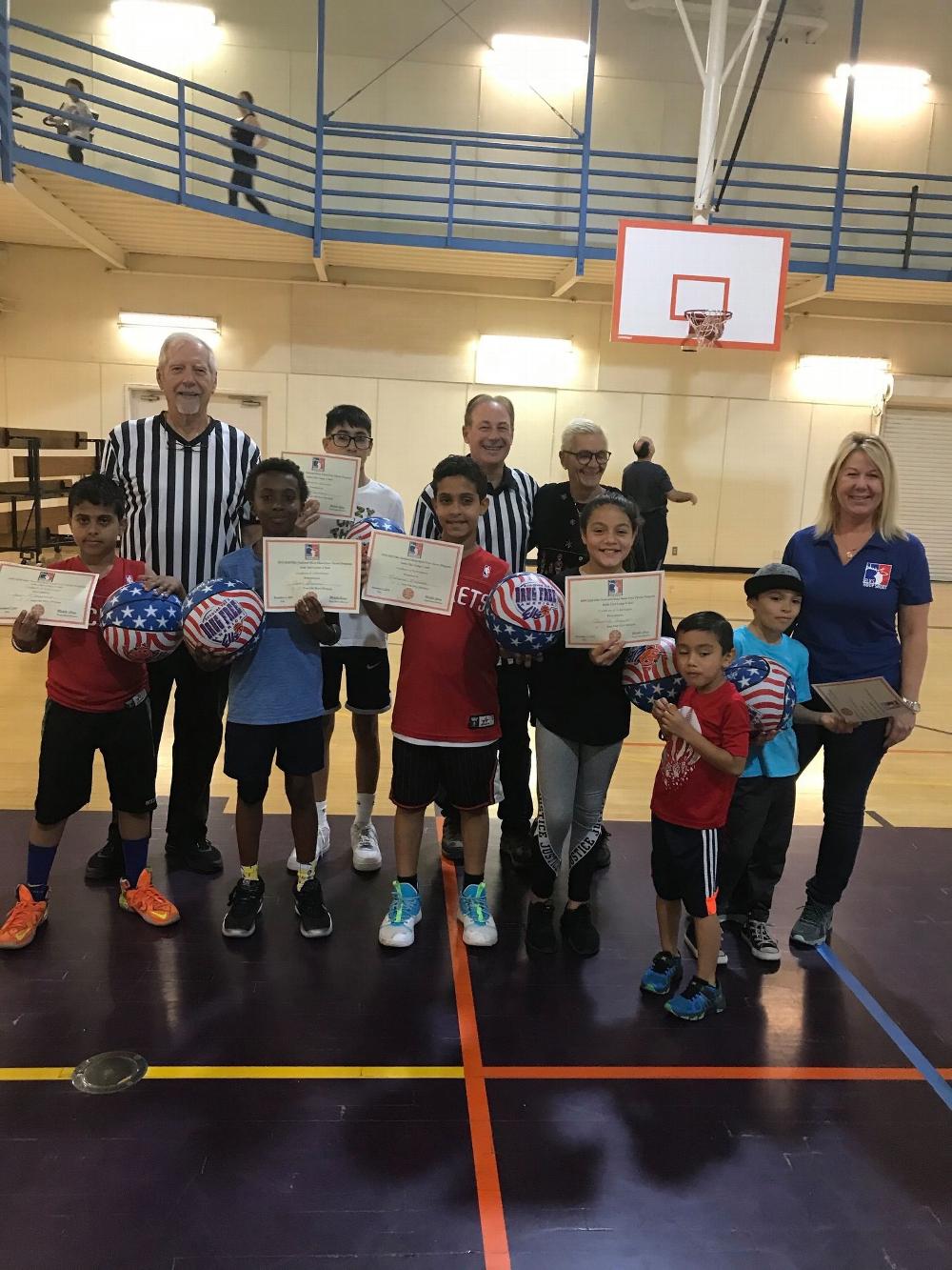 Hoop Shoot winners
