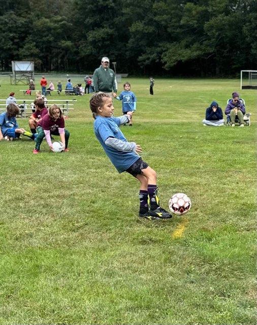 Soccer Shoot includes girls as well. September 2023.