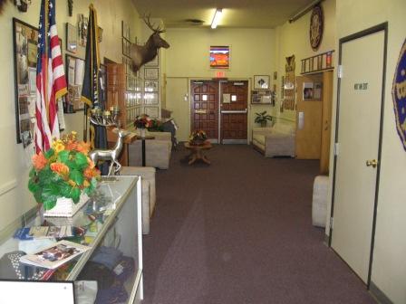 Entry way and sitting room.