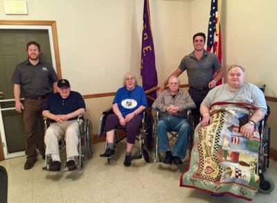 2018 Veterans Picnic held at our Lodge.  ER Patrick stands with all on the far left.