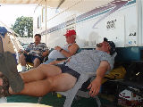 Tired out from all the Hayride Fun
Jerry Jr, John B and ER Tracy
