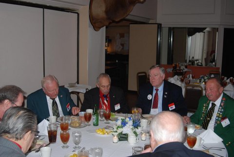 Luncheon at Myrtle Beach Lodge during the winter state convention,PSP Skip Mcdole,CBOD Frank Kinnard, SDGER Robert Ressler, PGER Jack Frost, GER Ronald Hicks, ER Richard Menor, State secretary George Bloodworth.Feb 2016