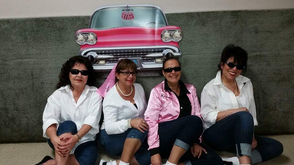 Charity Sock Hop! Dolores Sanchez past SVP and her entourage... Hot Ladies!  