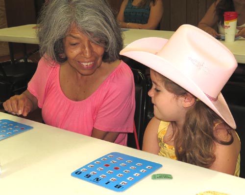 Kids Bingo offered valuable family bonding time.