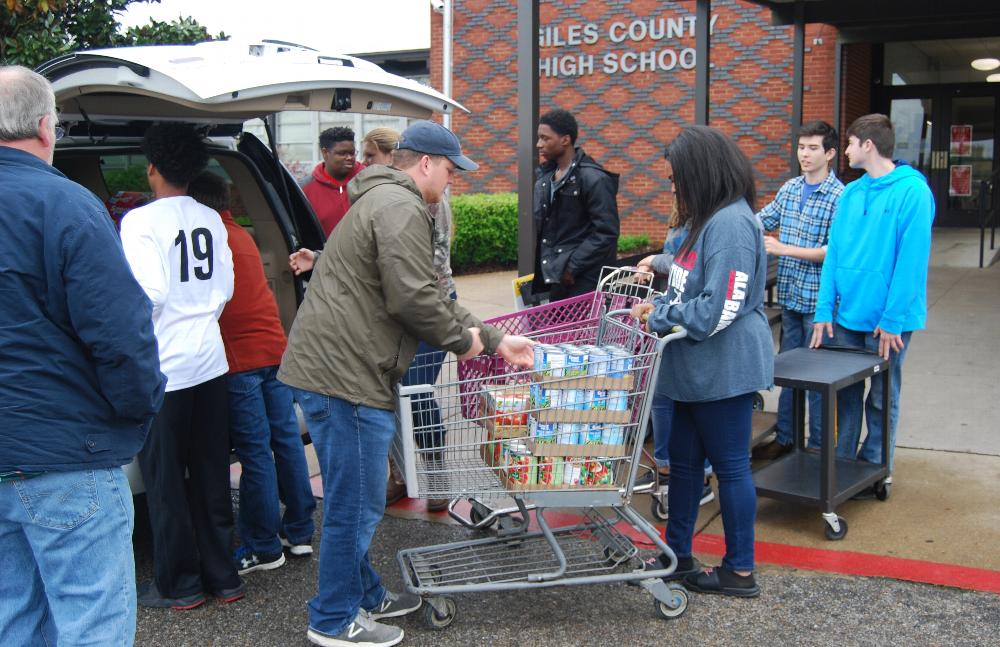 <b>Many pounds of additional items were also donated for the program by lodge members.</b>