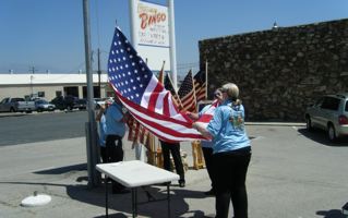 Flag Day ceremony Lodge 1839