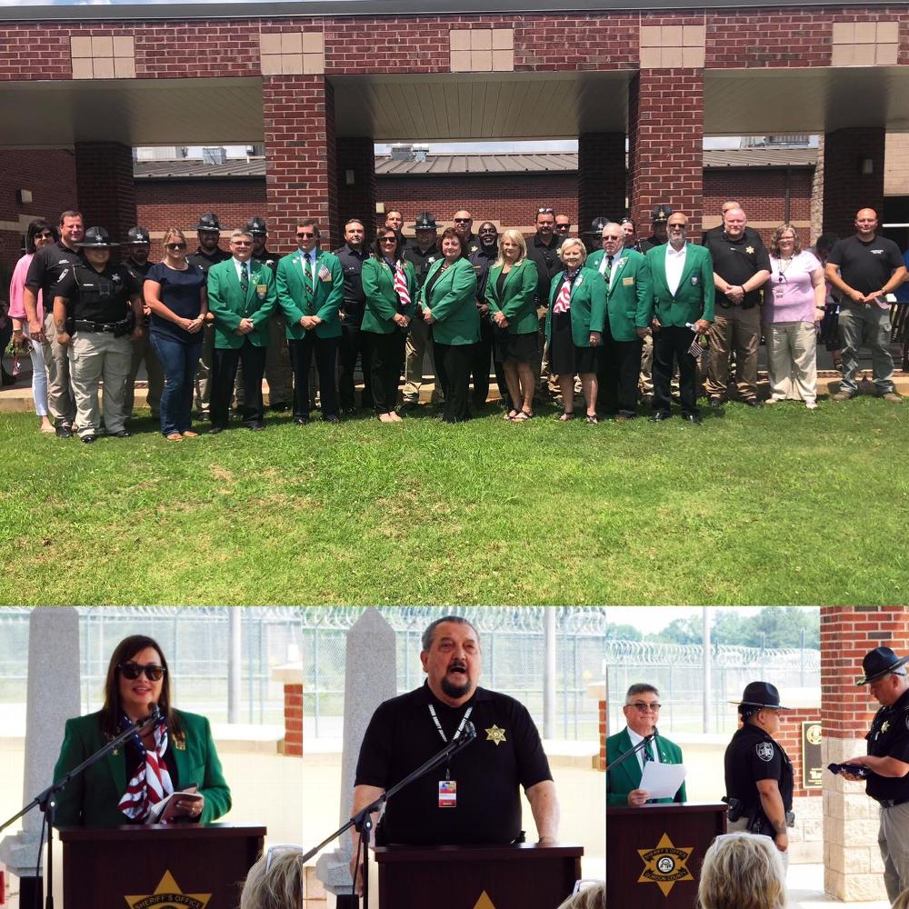 ELKS FLAG DAY CEREMONY: The Calhoun Elks Lodge #1883 held their annual Flag Day Ceremony on Monday, June 14 at the Gordon County Sheriff’s Office, honoring the holiday that commemorates the adoption of the flag of the United States on June 14, 1777.