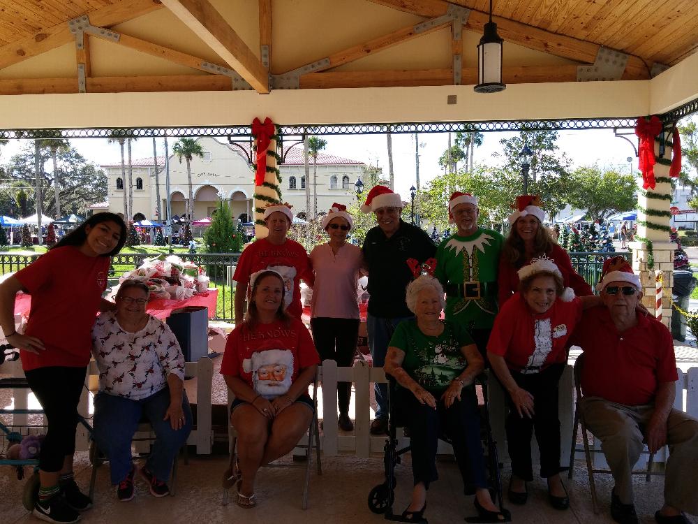 Christmas, 2017 Helping Santa make it a special day following the parade in GCS, FL!