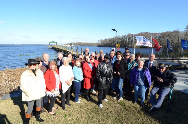 We are so grateful for all of the Elks Lodge members who contributed towards the construction of our new dock. This group photo shows but a small sampling of our members who made this project possible.