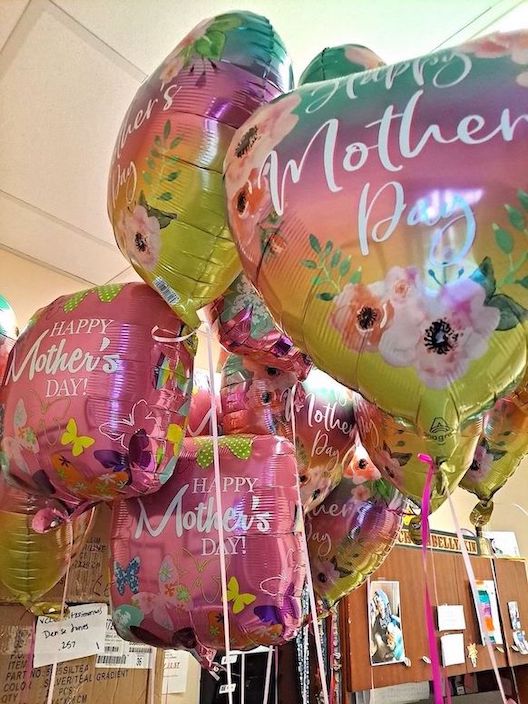 Fitzsimmons Home requested balloons to help celebrate Mother's Day.