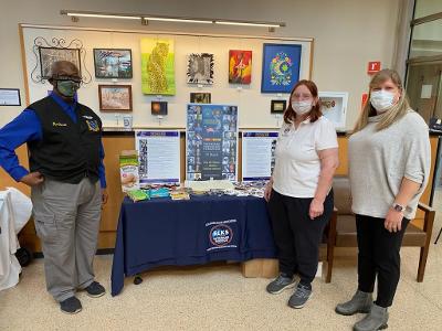 Today is the 50th Anniversary of the Vietnam War! The Colorado Elks Association along with the Aurora Elks Lodge 1921 have set up two tables with pins and information for our Vietnam veterans at the VA Hospital in Aurora.