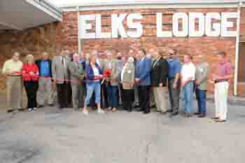 The Durant Chamber of Commerce came out to welcome our lodge as members of the Chamber.  We had several dignitaries on hand who happened to be in town for our Charity Golf Tournament.