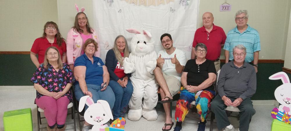 Children's Easter party at the Walterboro Elks Lodge 1988. Easter Bunny showed up for the children and had pictures taken. A great time had by all. And the last picture shows the end, off the evening!!!!