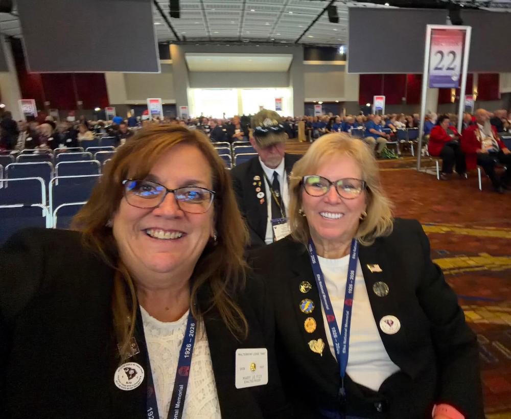 PER Donna Miller & I have successfully cast our ballots for 4 resolutions @ the 2026 National Elks Convention! 🇺🇸
