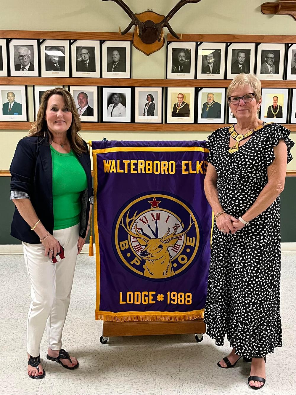 Welcome Charlotte Norwood our newest member to the Walterboro, SC  Elks Lodge #1988 (PRIVATE).
