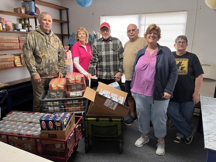 Walterboro, SC  Elks Lodge #1988 (PRIVATE) delivered $500.00 worth of food items purchased with the Gratitude Grant to the Good Shepherd Church food bank today.  WE ARE the ELKS
