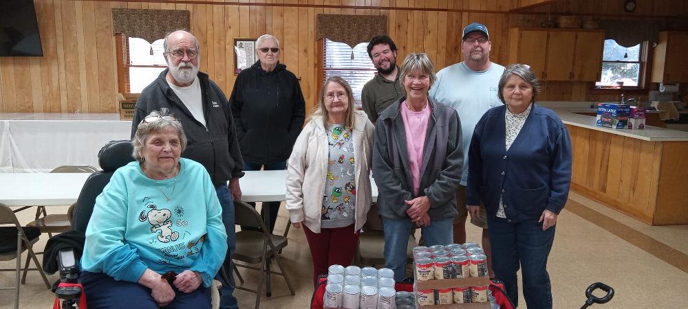 Thanks to all the great people that come and play Bingo at the Walterboro Elks Lodge 1988. Because of their participation, on Feb. 1st. 2024, we were able to donate $500.00 in food products, to Jacksonboro Baptist Churches blessing box.Thier to receive it for the church was, Linda Poole, Bob Jones, Scott Lockerman and Dave Elick. I would also like to thank Mr. Eddie Adicks, of the IGA Food store for his part in helping gather all the can products together. Participating in the delivery was Chumpy,  Ryan, Christine and Betty. And let us never forget the great volunteers that give their time and effort to make, Walterboro Elks Lodge Bingo a worthy project, for giving back to the community, so successful.