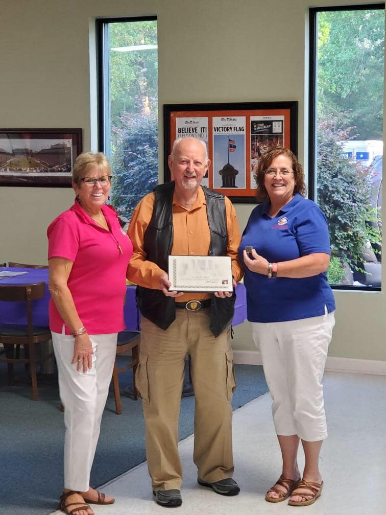 t was an honor to recognize Mr. John Wallace for his selfless donations to ENF. The Grand Lodge awarded him an ENF Founders pin & a certificate of appreciation. Thank you, Mr. John for your continuous support of ENF!! 
For more information on how you can support ENF, visit: 
https://www.elks.org/enf/supportENF.cfm.