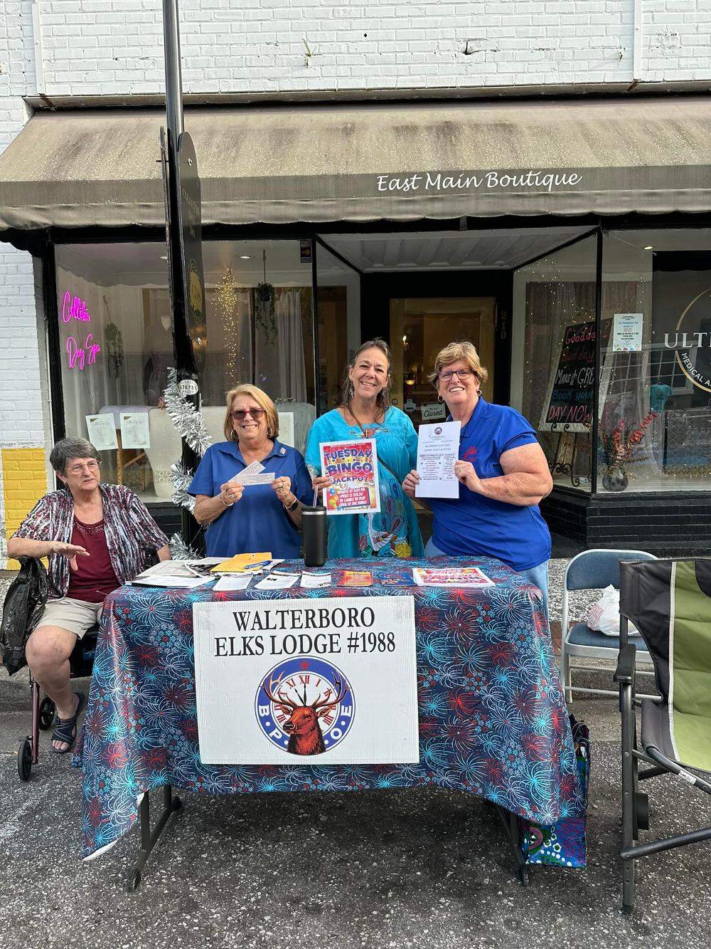 We are at Downtown Walterboro’s First Thursday in front of Colleton Day Spa. Come by and say “hi” if you’re in the area. We have shoot out tickets too!