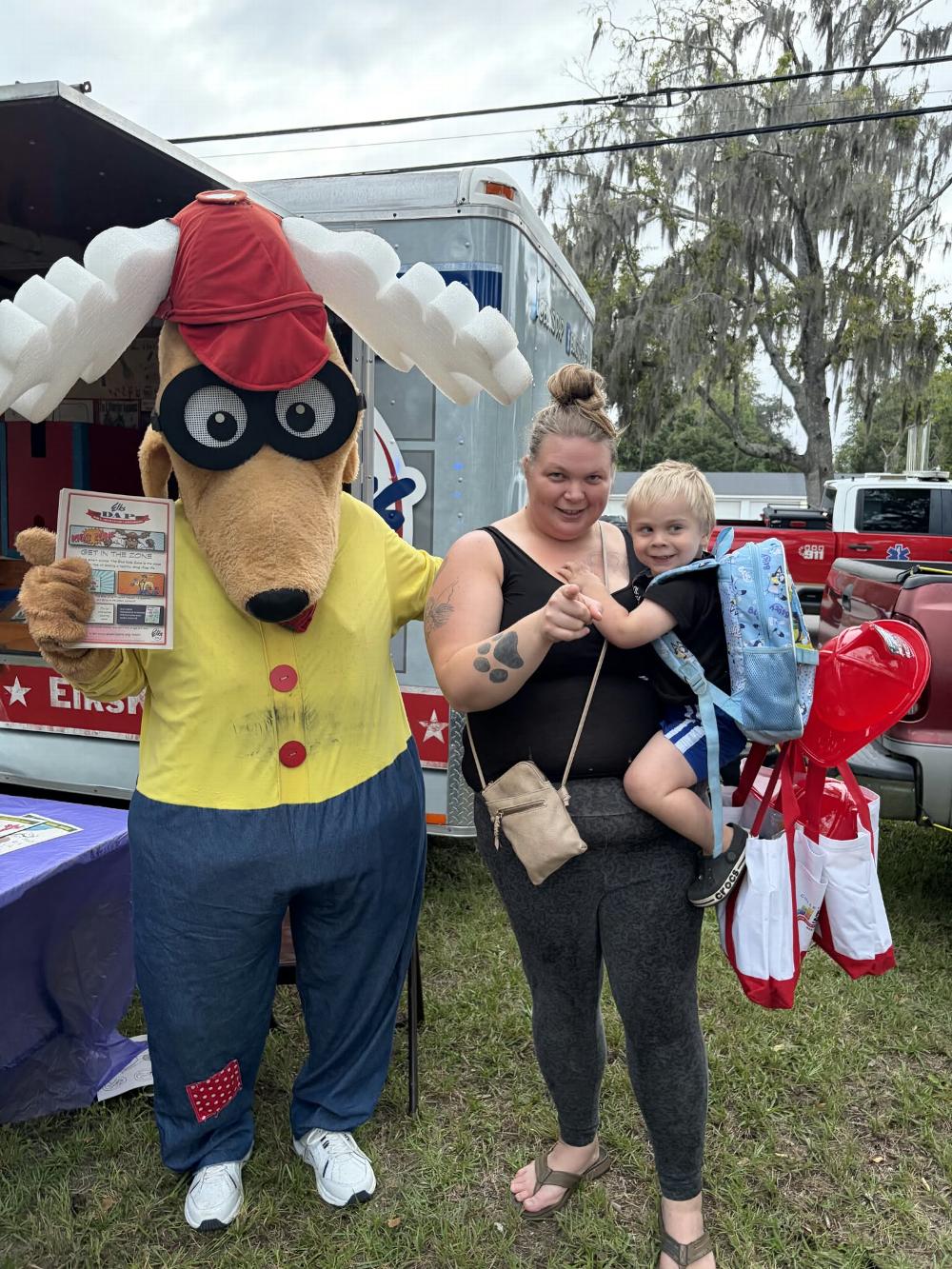 The Walterboro Elks Lodge Drug Awareness Team attended the National Night Out on the 6th of October 2026. 
We passed out Coloring Books and other Materials.  
I want to thank (ER) Mary Jo Fox, Jim Solvik, Scott and Sonya Grooms for coming over to check on Elroy. 
Our next event is the Trunk or Treat at the Colleton County Sheriffs Department on the Octoeber 29th 2026 starting @ 5 pm.
So come on out and show the Community all the great things we are doing at the Lodge. 